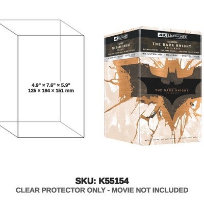 Protector For Warner Bros. Batman The Dark Knight 4K Ultra HD Steelbook
