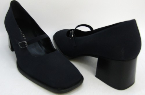Women's Bandolino Casanova Navy Blue Mary Jane Pumps with Block Heel, Size 9 1/2