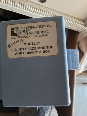 International Data Sciences Model 60 EIA Interface Monitor and Breakout Panel 
