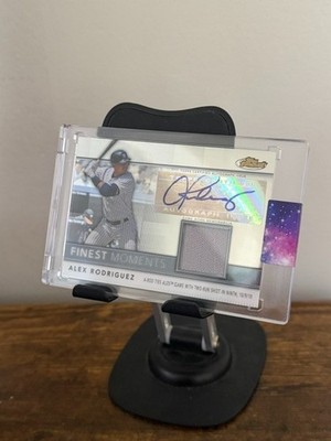 2011 Topps Finest Moments Alex Rodriguez Patch AUTO - FMA13- 37/74 Yankees homer