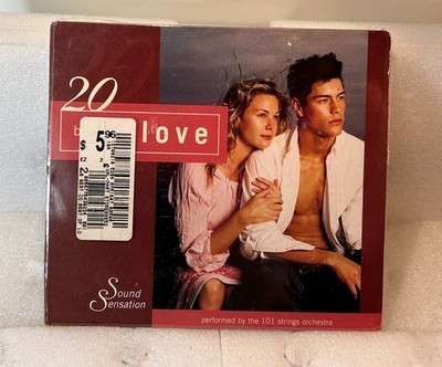 20 Best Of Love by 101 Strings Orchestra (CD, 2004, Madacy) NEW SEALED