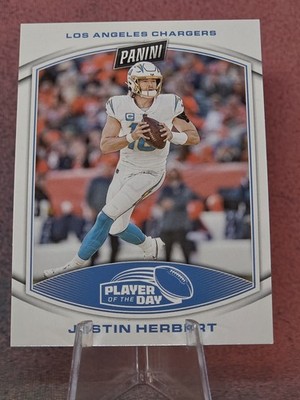 2023 Panini NFL Player of the Day #22 Justin Herbert
