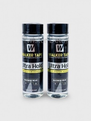 2-Pack Walker Tape Ultra Hold Glue - 1.4 oz Brush-On Adhesive for Wigs & Systems
