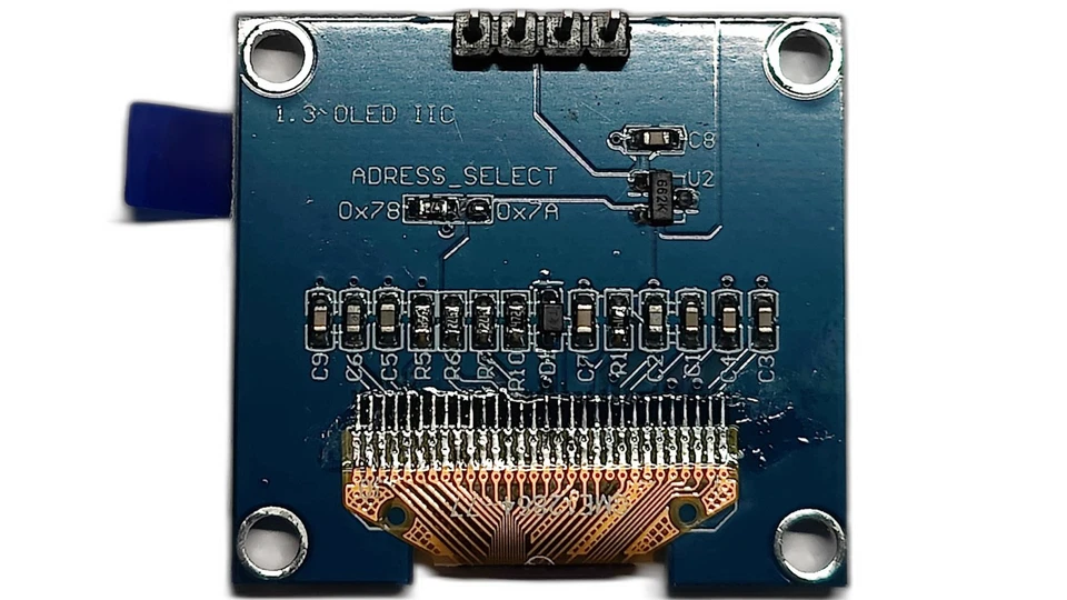 1,3" OLED Display | 128 x 64 | SH1106 | I2C/IIC | weiß - Bild 2 von 4
