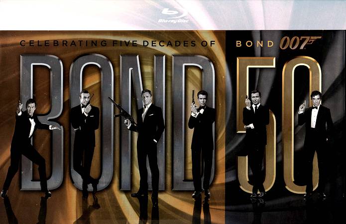 Bond 50: Celebrating Five Decades of Bond 007 (Blu-ray Disc, 2012, 23-Disc Set)