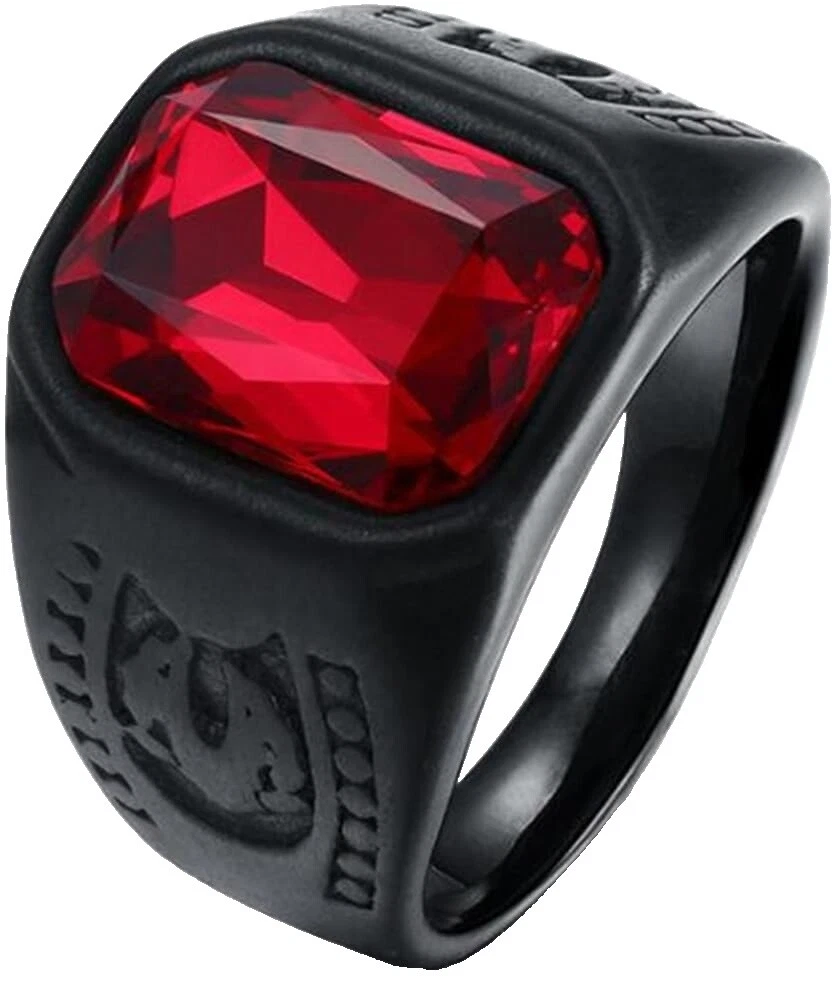 Anillos de Sello Anillo de Motociclista para Hombre 11