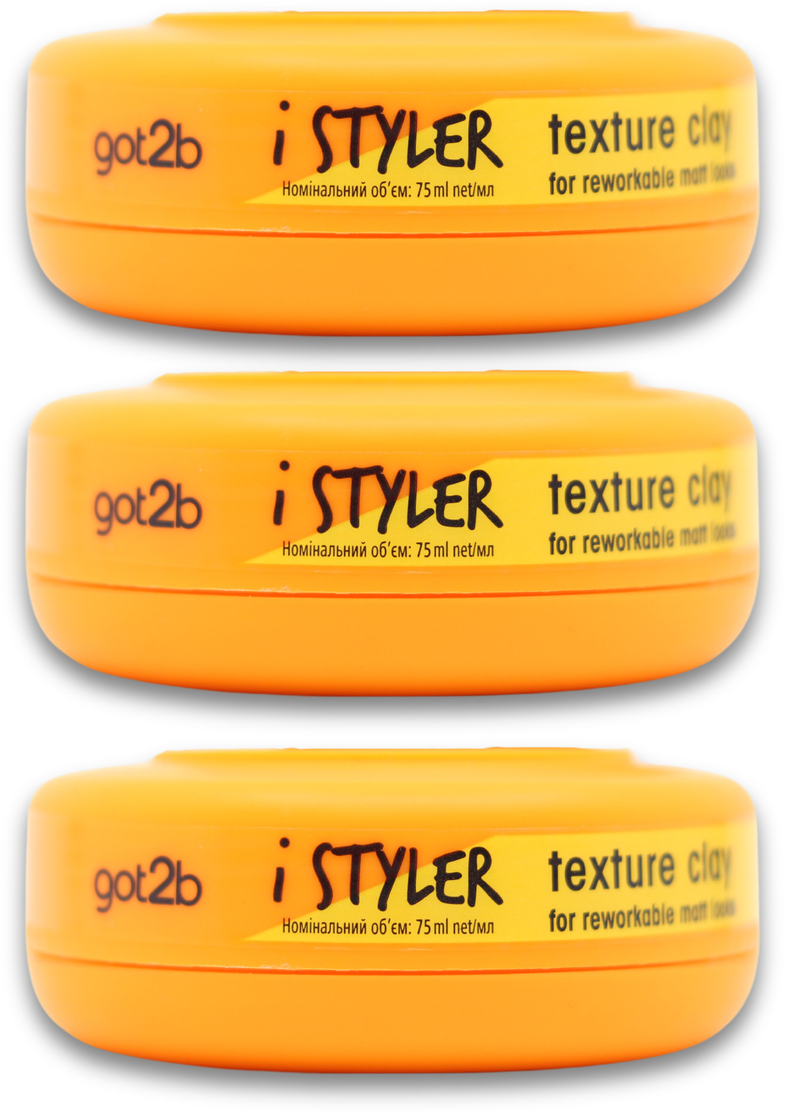 Schwarzkopf Got2B Istylers Texture Clay 75ml | Hair Styling | Lasting Hold X 3