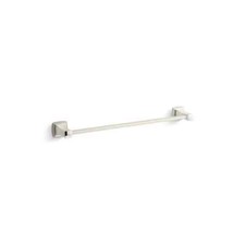 KOHLER Riff 24 in. Single Towel Bar in Vibrant Polished Nickel 27410-SN