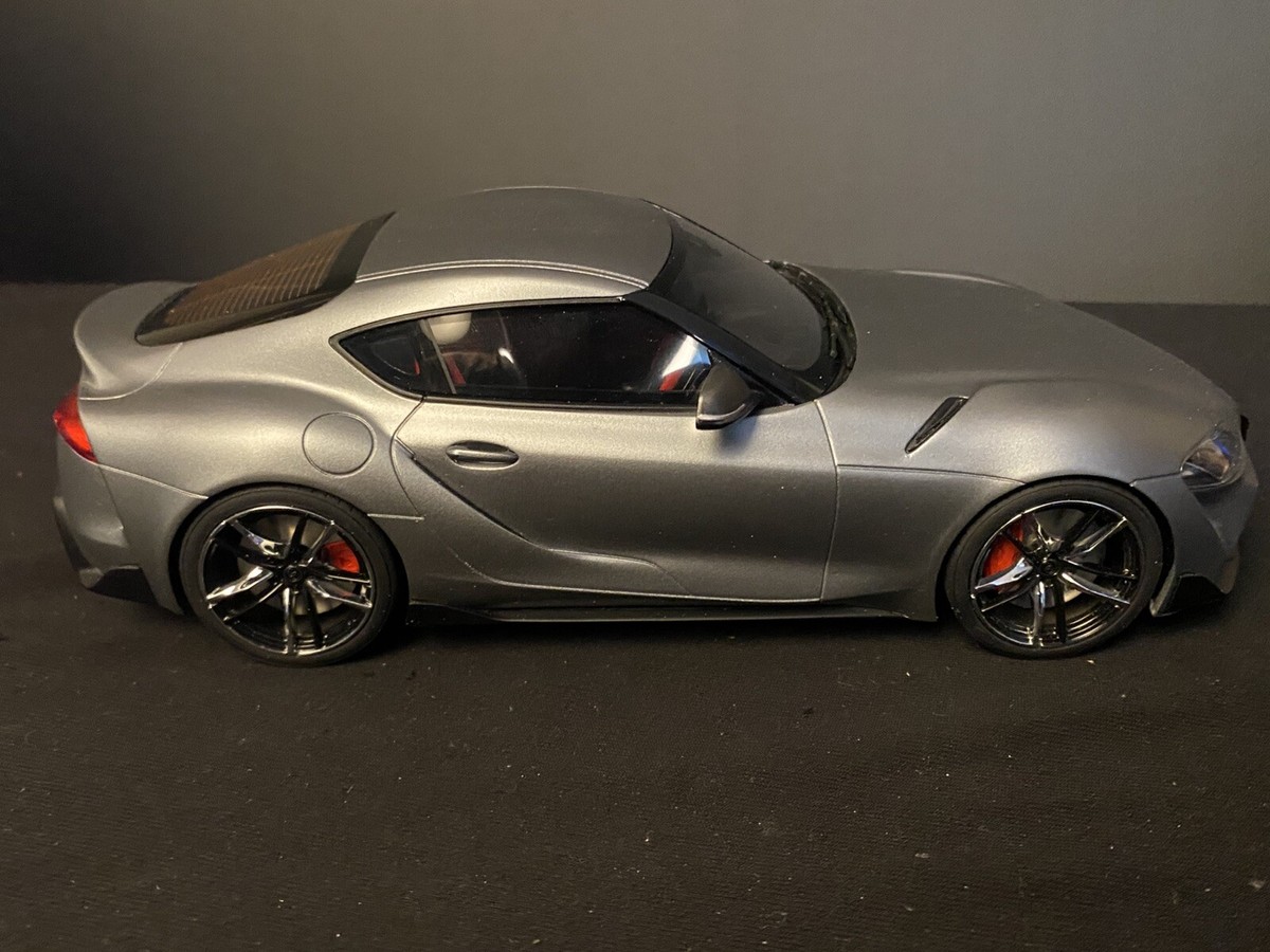 ミニカー 1/18 GR Supra RZ  Matte storm Gray  Make Up IDEA 1/18 Toyota GR Supra RZ 2019 Matt Storm Gray
