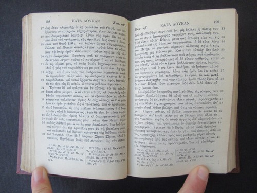 The Holly Bible Greece in 1912 Istanbul Old Printed Rare New Testament - Picture 17 of 24