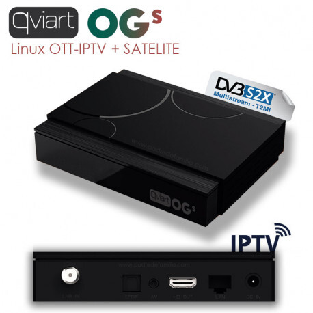 Receptor Satélite Qviart OGS 1080p OUTLET
