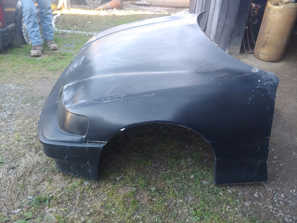 Honda CRX 1988-91 1 pieza fibra de vidrio reforzada clip delantero arrastre ligero Foto 4 de 4