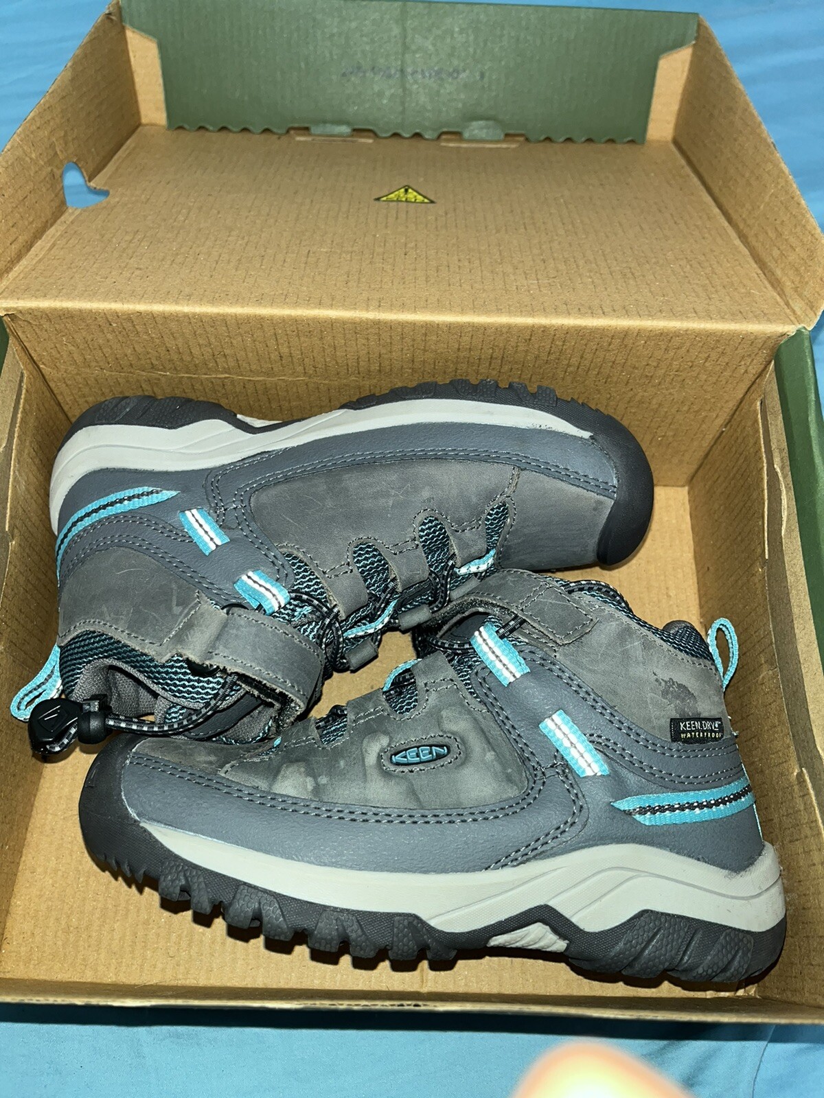 KEEN Stivali Impermeabili Targhee Unisex Bambino con Cinturino