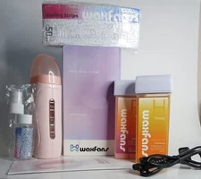 Roll on Wax Kit,Wax Roller Kit,Waxfans Roll on Wax Warmer for Hair Removal,Waxin