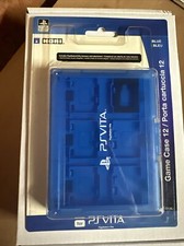Hori PS Vita Official OEM Licensed Game Software Card Case 12 Dark Blue RARE