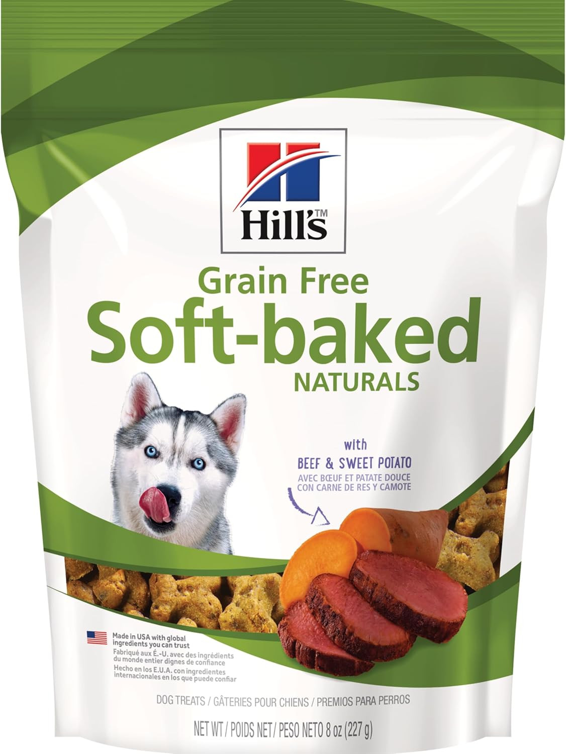 Grain Free Soft Baked Naturals, All Life Stages, Great Taste, Dog Treats, Beef &