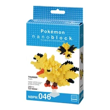 Zapdos - Pokemon Nanoblock Kit - Building Blocks Toy - English - Kawada - NBPM-0