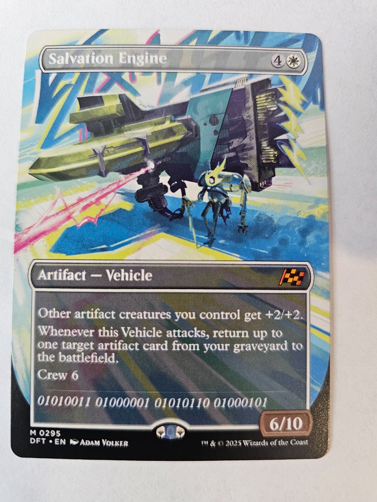 MTG Salvation Engine Borderless - Aetherdrift