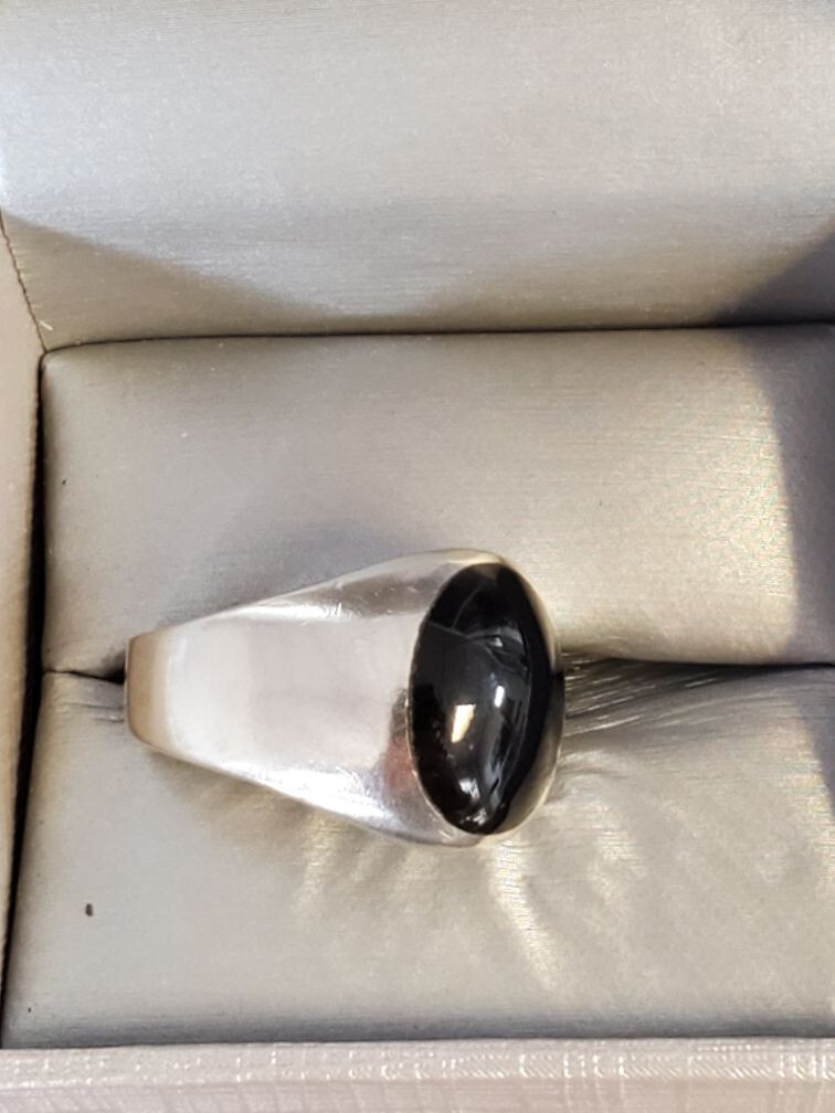 Sterling Silver Size 13.5 Bold Statement Ring 15.… - image 4