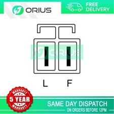 Alternator Orius Fits Vauxhall Zafira Astra Meriva 1.7 CDTi + Other Models #1