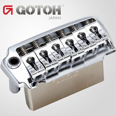 NEW Gotoh EV510TS-BS Non-locking 2 Point Tremolo Bridge w/ Hardware - CHROME