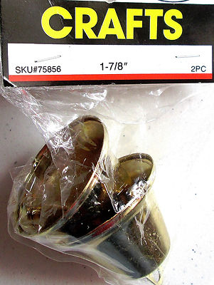 (2) BELLS 1-7/8'' GOLD TONE
