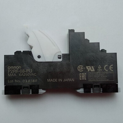 New ONE OMRON Push-In Plus Terminal Block Socket P2RF-08-PU SPOT STOCK