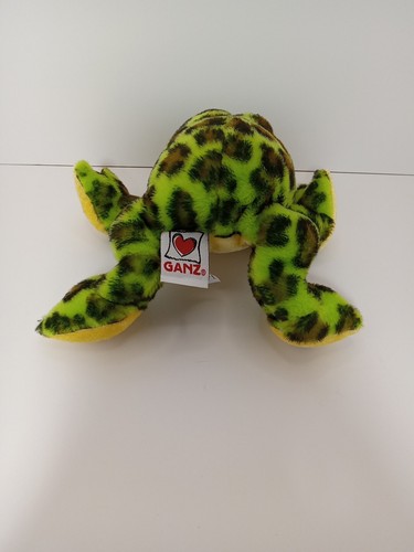 Ganz Webkinz Bullfrog Plush Green Frog Spots Stuffed Animal Toy No Code HS114 - Picture 6 of 6