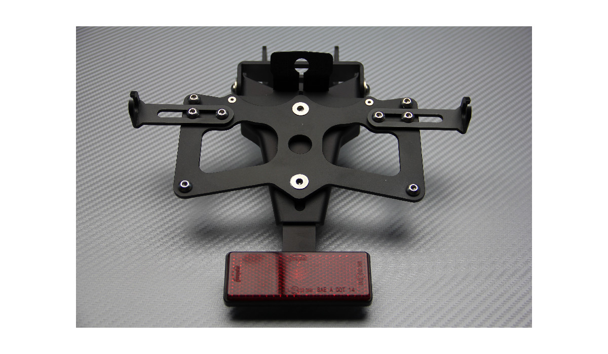 Support de plaque d'immatriculation Z400 pour balade et route