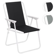 Klappstuhl Camping Leicht Tragbar bis 100 kg Campingstuhl faltbar Strandstuhl