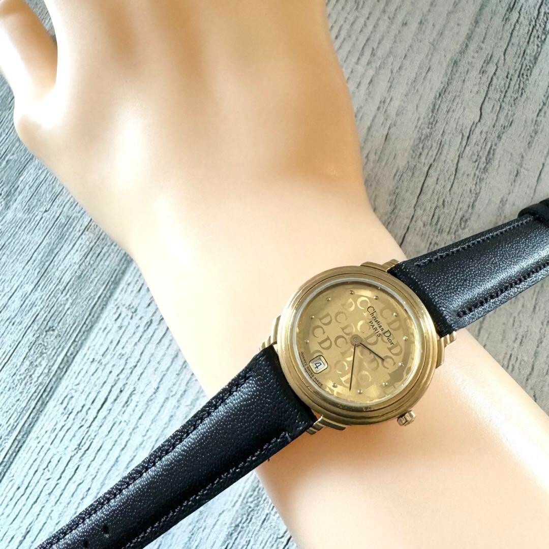 【希少】Christian Dior ディオール 腕時計 48.122.2 CD Christian Dior Watch 48.122.2 CD Rare Used From Japan Check