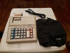 Calcolatrice stampa elettronica vintage Olivetti underwood 330 funzionante