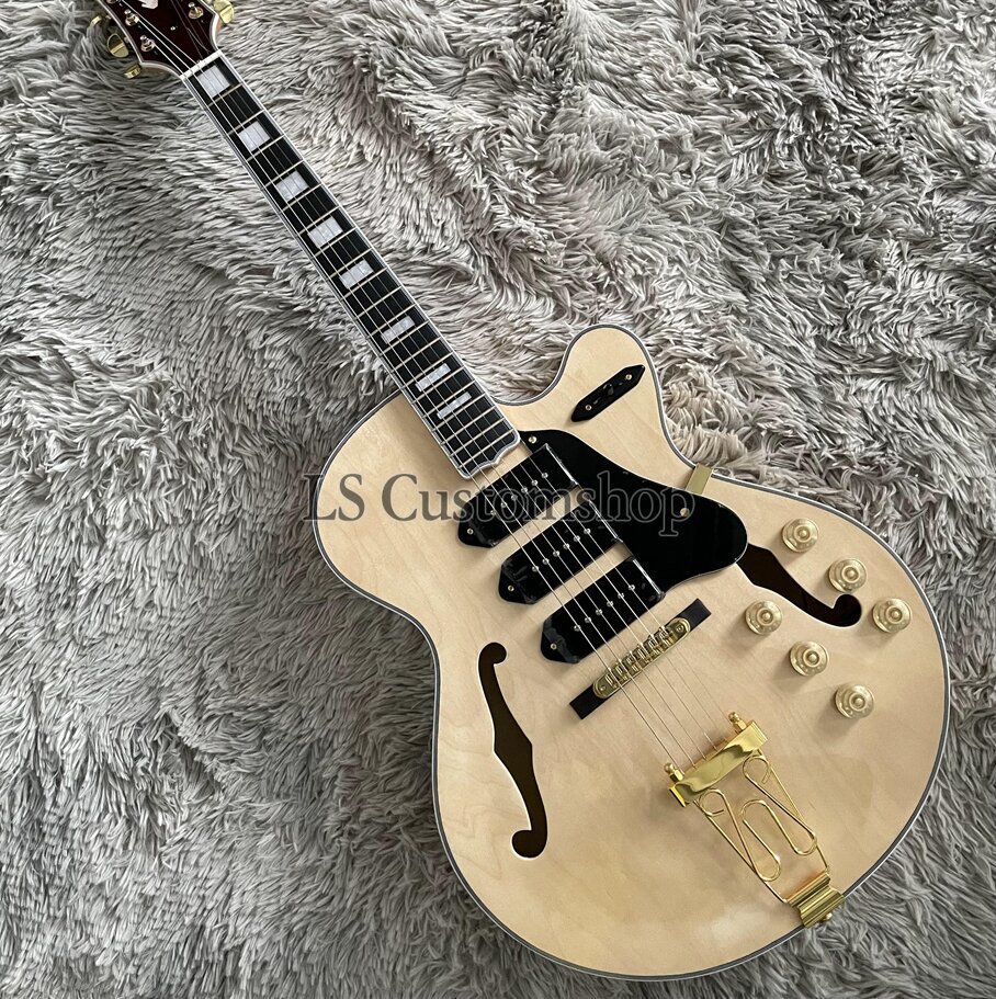 Natural 1956 Carl Perkins ES-5 Switchmaster Electric Guitar 3 P90