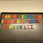 Vintage 1972 Fisher Price school days desk Magnetic Alphabet Letter Replacement