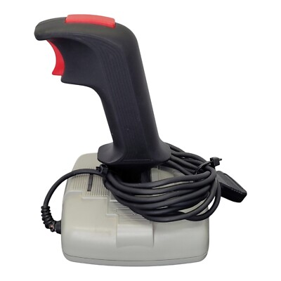 1990s CH Products JS124 Jetstick 2-Button PC Gaming Joystick 15 Pin Serial Cord