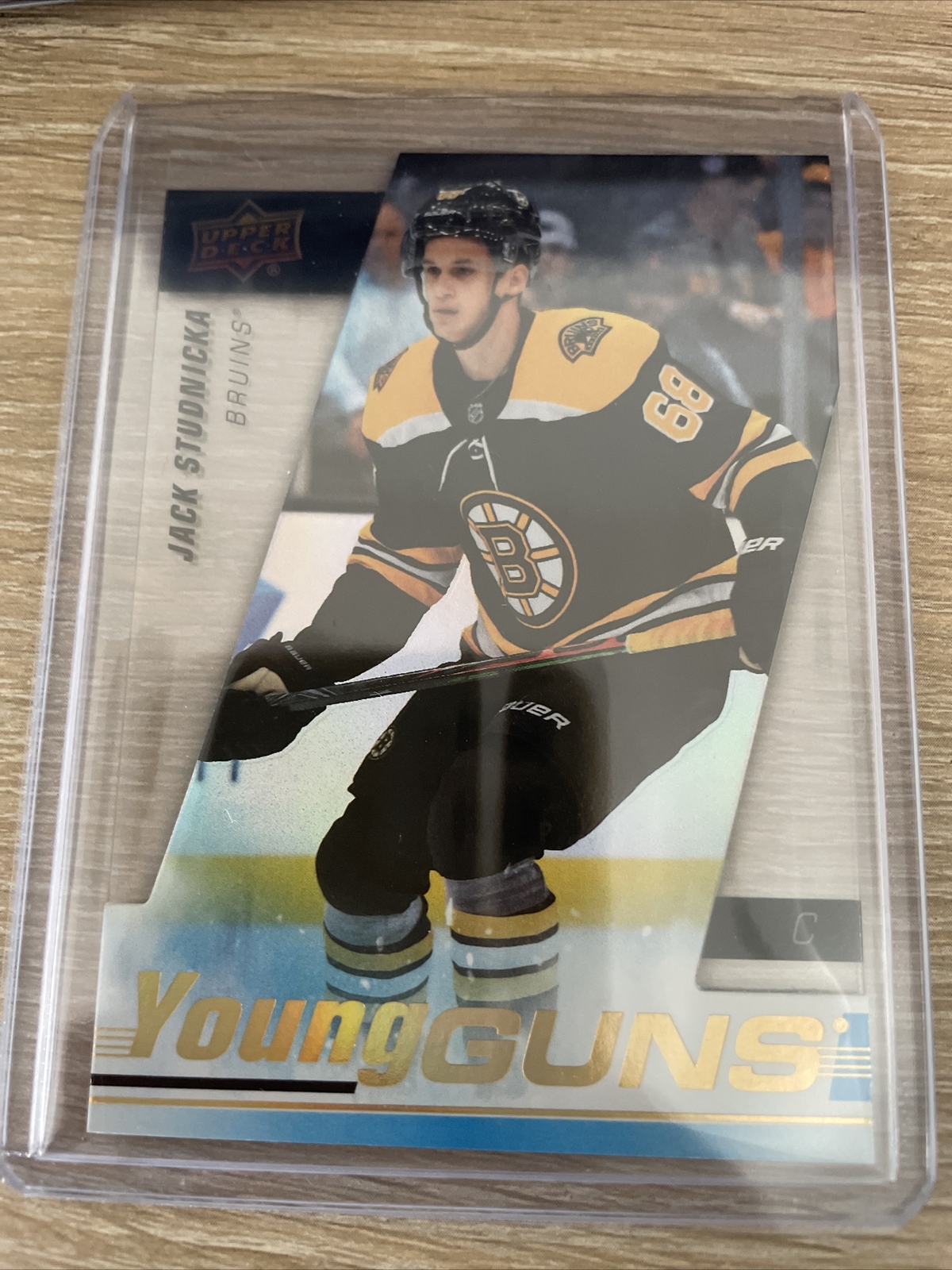 JACK STUDNICKA 2019-20 Upper Deck ACETATE YOUNG GUNS SP Authentic #473 Clear Cut