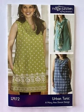 URBAN TUNIC by Indygo Junction Women Sewing Pattern Size XS - 2XL
