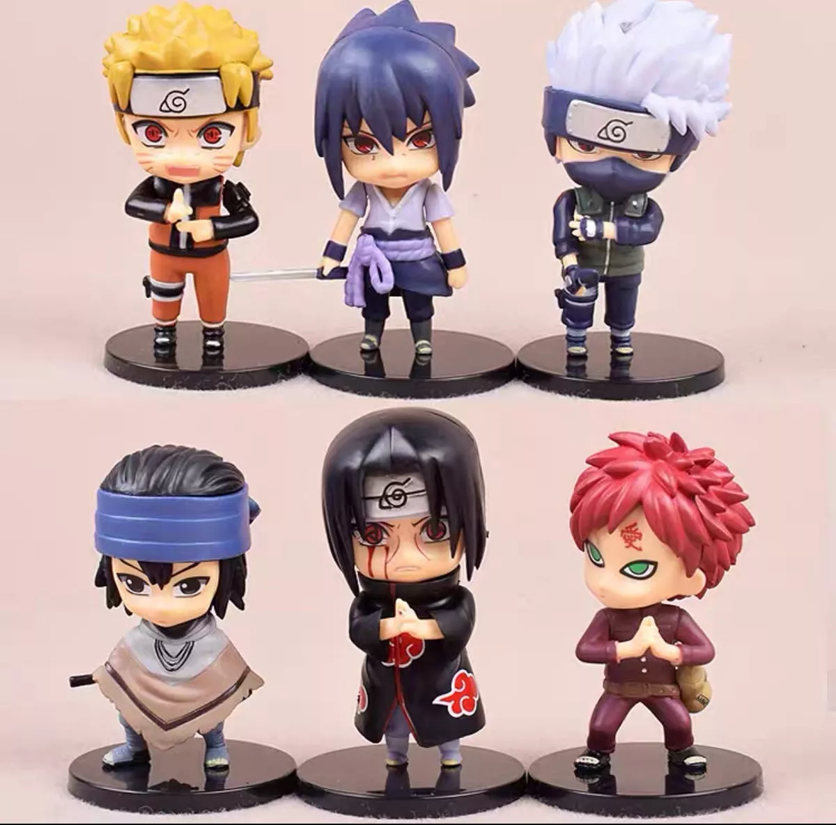 12 Pcs/Set Anime Naruto Kakashi Gaara PVC Action Figure Collectible Toy  Gifts