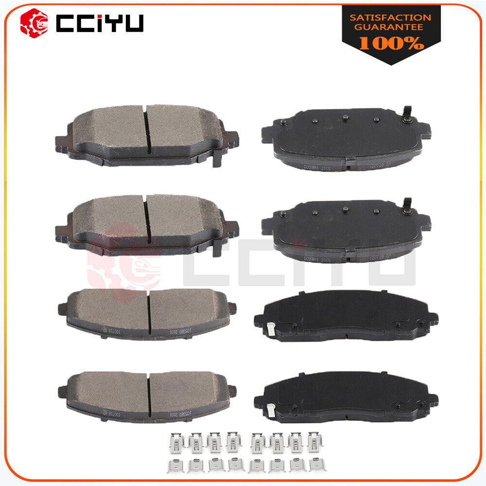 Front and Rear Low Dust Ceramic Brake Pads For Dodge Journey 2014