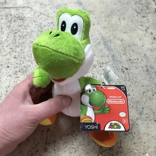 Yoshi 8" Plush, New, World of Nintendo - Super Mario Bros Jakks Pacific 2014