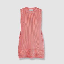 495 3.1 Phillip Lim Women's Pink Reversible Knit Top Size XS