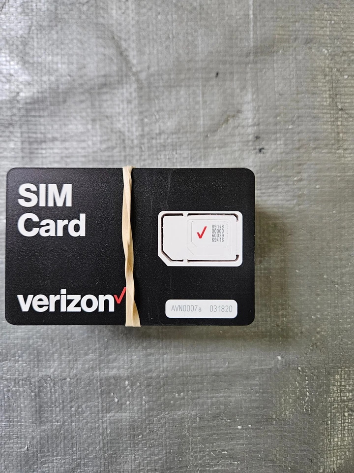 Lot ofNEW Verizon 4G LTE Sim Cards 3 IN 1 TRIPLE CUT unactivated 100 Packs - Image 3 of 4