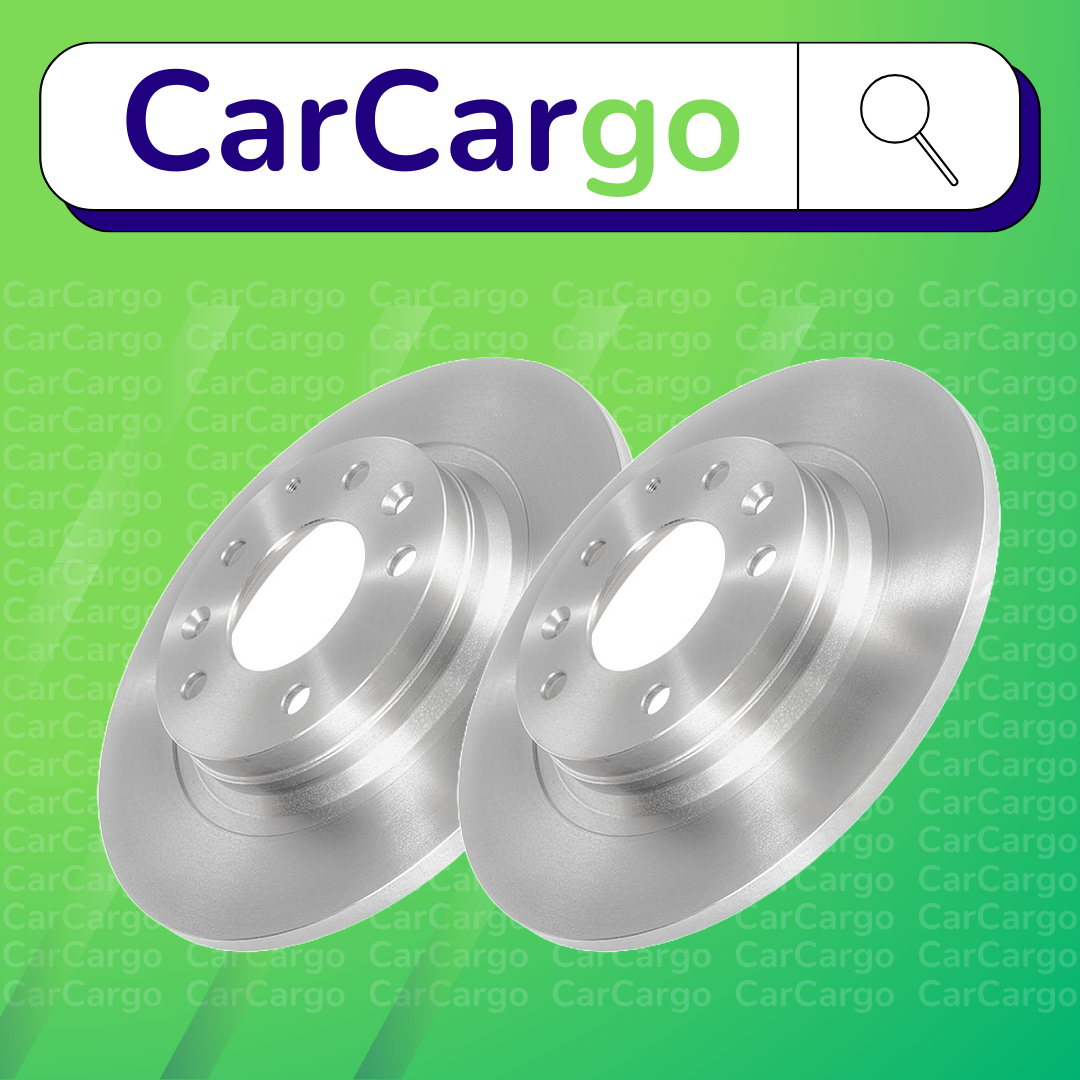 Premium Solid Front Brake Discs Pair For Mazda 6 2.0 MZR 2007-2013 280 mm