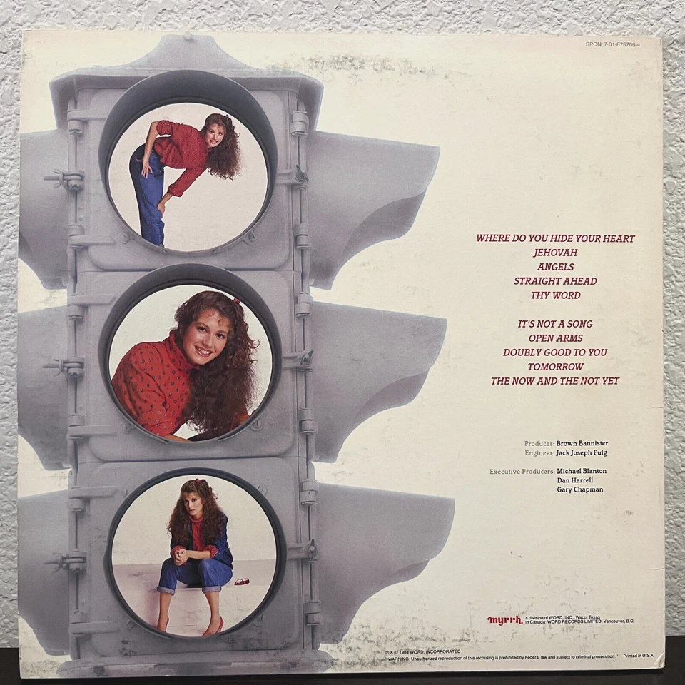 AMY GRANT - Straight Ahead (Myrrh) - 12" Vinyl Record LP - VG - Image 2 of 3