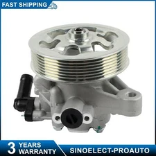 Power Steering Pump W/ Pulley For 2008-2012 Honda Accord EX LX 2.4L 21-5495