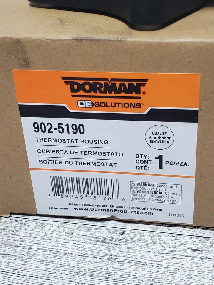 Carcasa termostato refrigerante motor Dorman 902-5190 para modelos seleccionados de Acura/Honda Foto 2 de 4