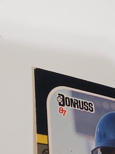 MLB 1987 Jose Uribe #436 Error Baseball Card Wrong DOB Giants NM Donruss Rare - Picture 8 of 15