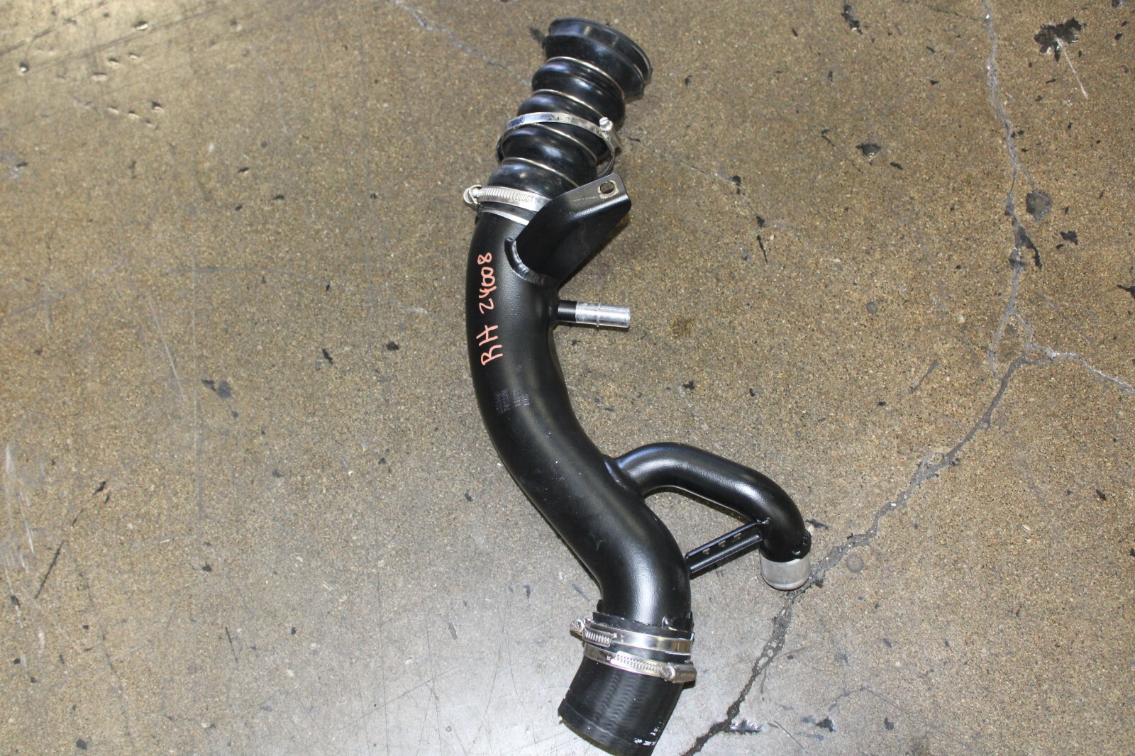 Ferrari F8, 488, RH, Right, Intercooler to Throttle Body Hose, Used, P/N 761298