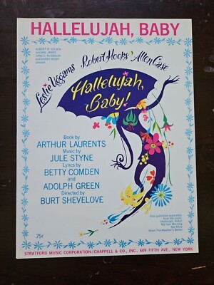 Hallelujah, Baby 1967 Sheet Music