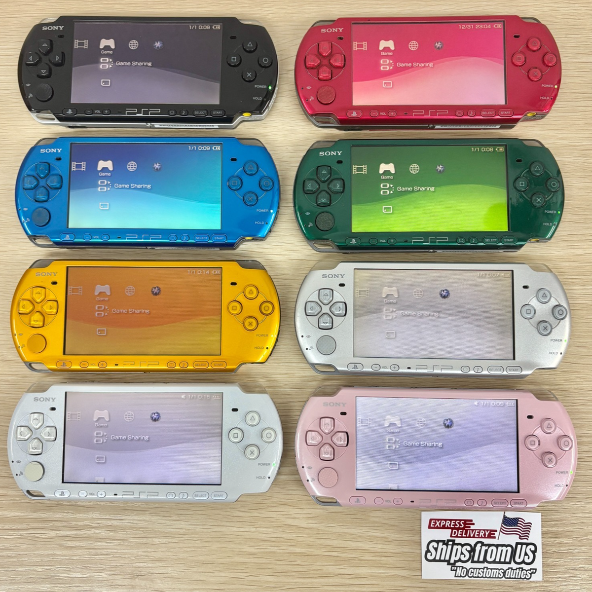 Nintendo Switch SONY PSP 3000 Sony PSP-3000 Console Select /Charger+newbattery+random3games+4G